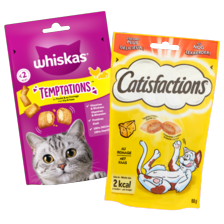 Alle Pedigree, Catisfactions of Whiskas snacks